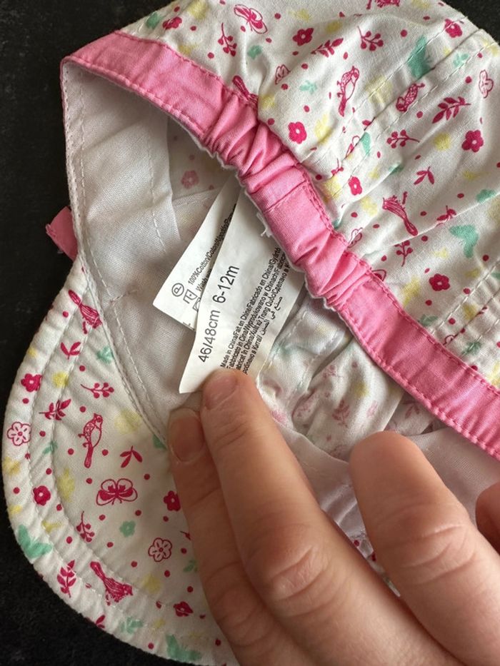 Lot casquettes bébé fille 3/6 mois - photo numéro 4