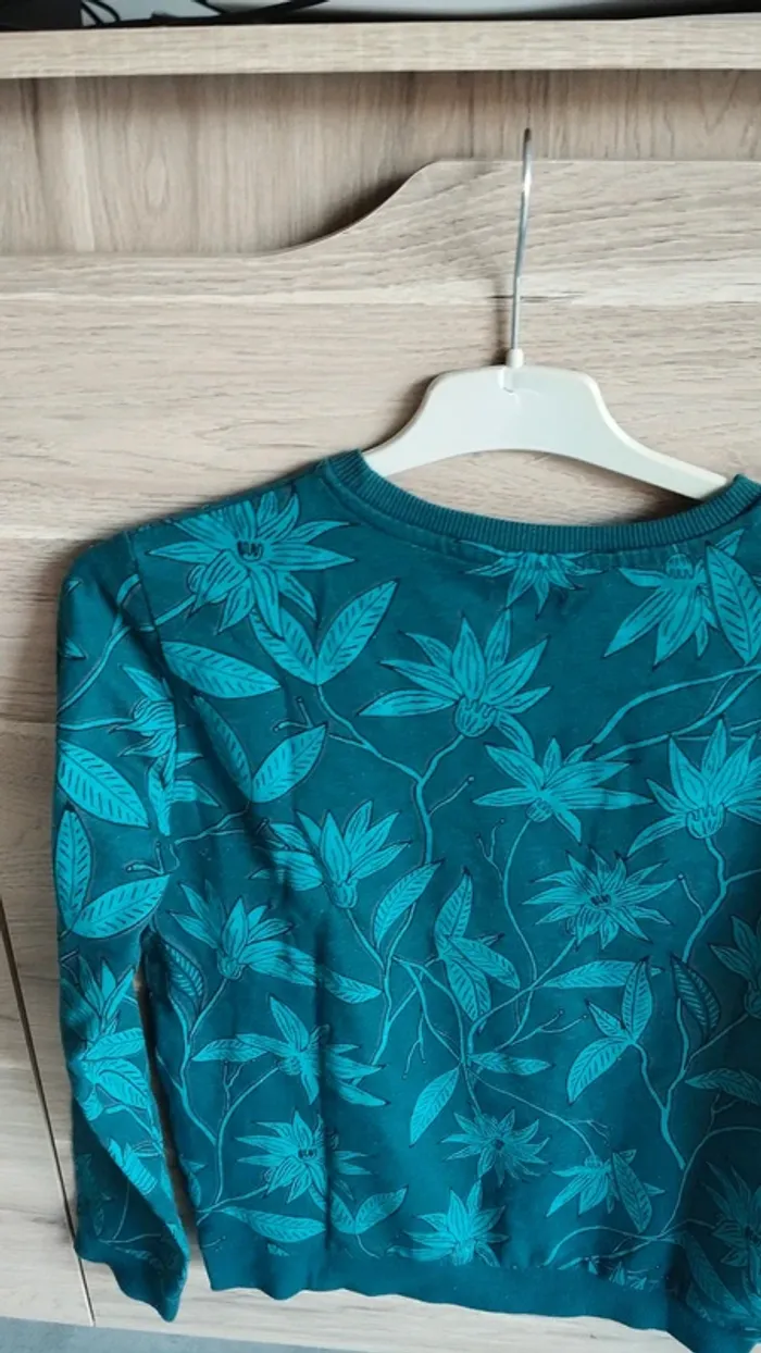 Sweat vert taille 12 ans Gémo fille - photo numéro 5