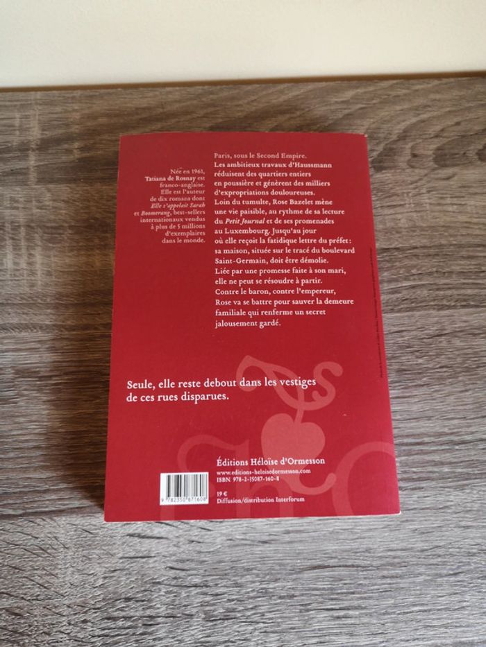 Livre Rose de Tatiana de Rosnay - photo numéro 2