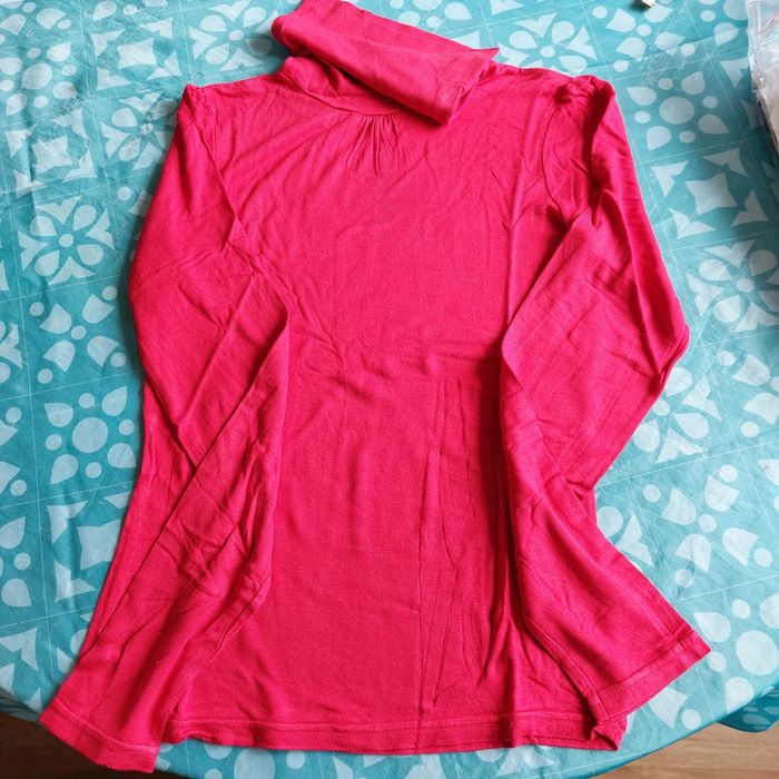 Col roulé rouge 14 ans