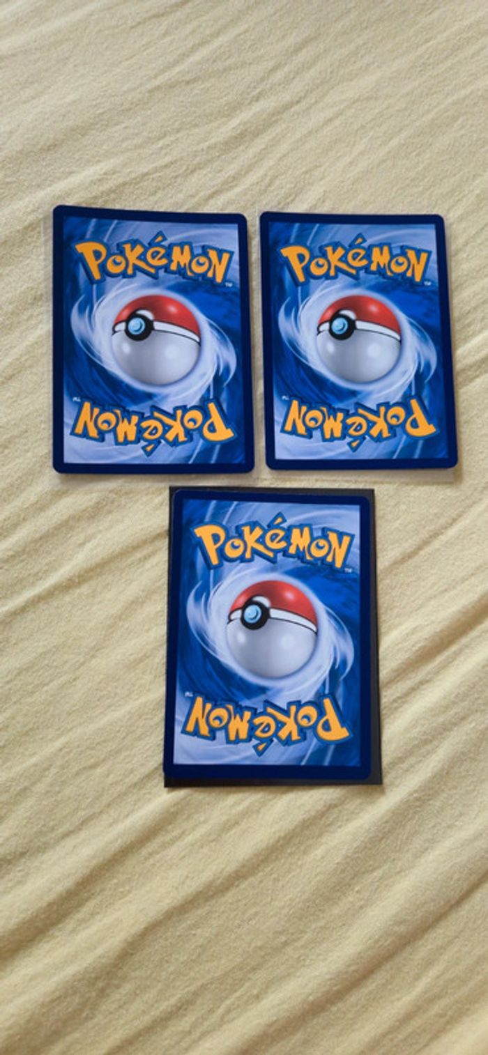Lot de 3 cartes pokémon raimbow - photo numéro 3