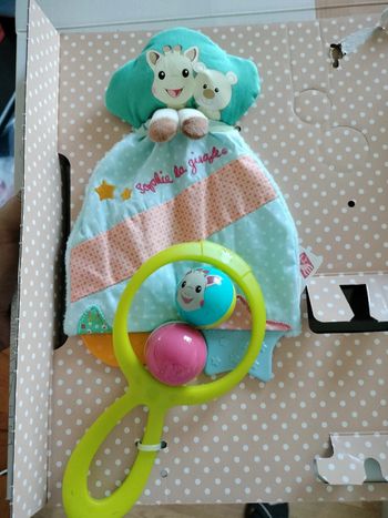 Jouet et doudou Sophie