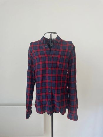 Chemise à carreaux bleu Jules