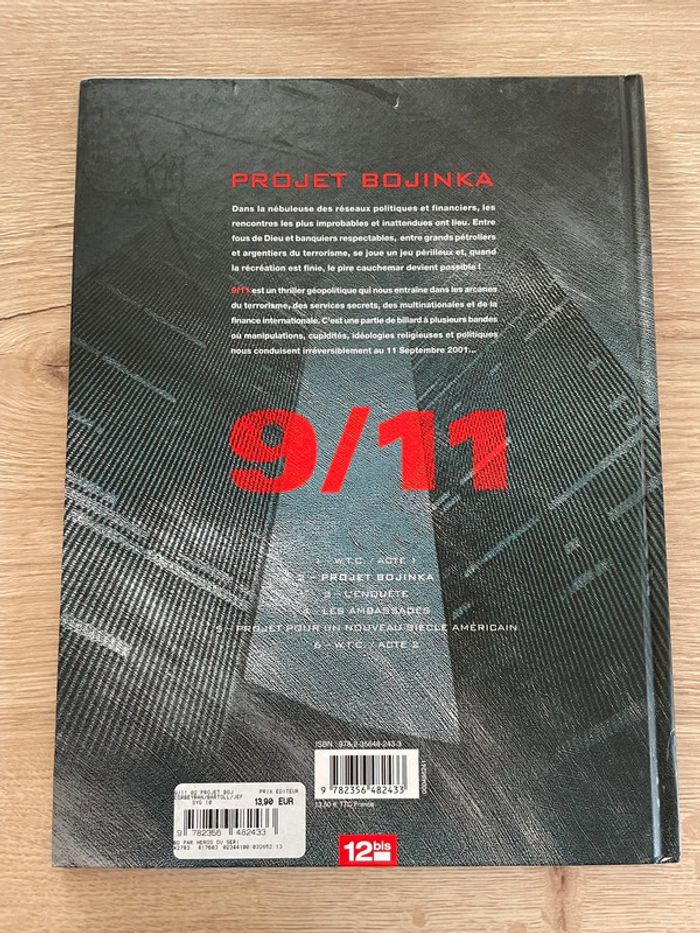 Bd 9/11, volumes 1-2-3 - neufs - photo numéro 5