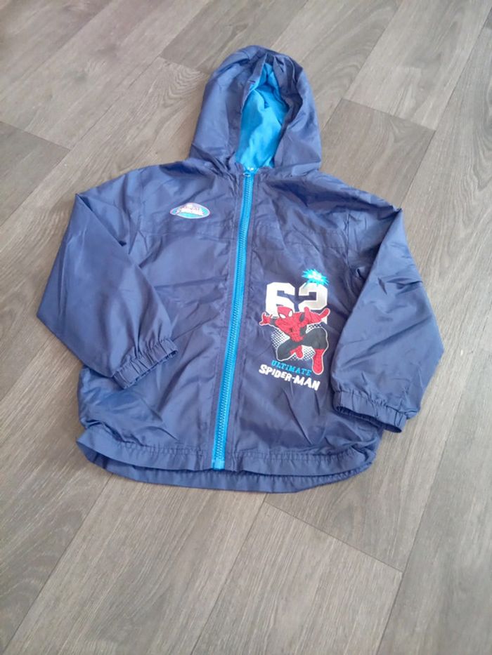 Veste imperméable spider man