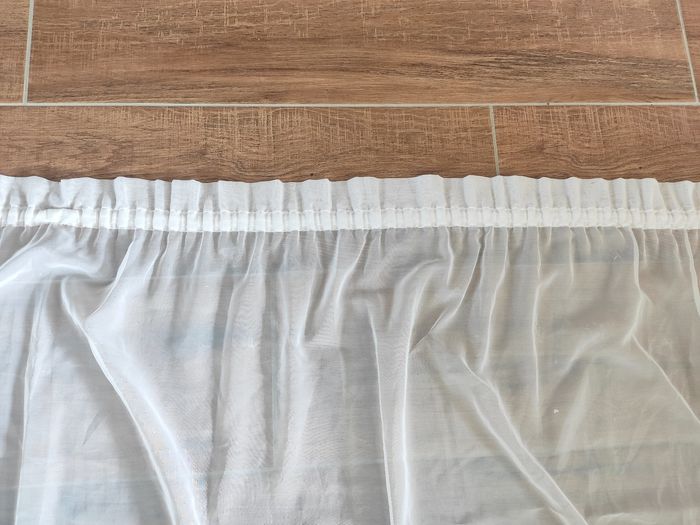 Double rideaux blanc - photo numéro 3