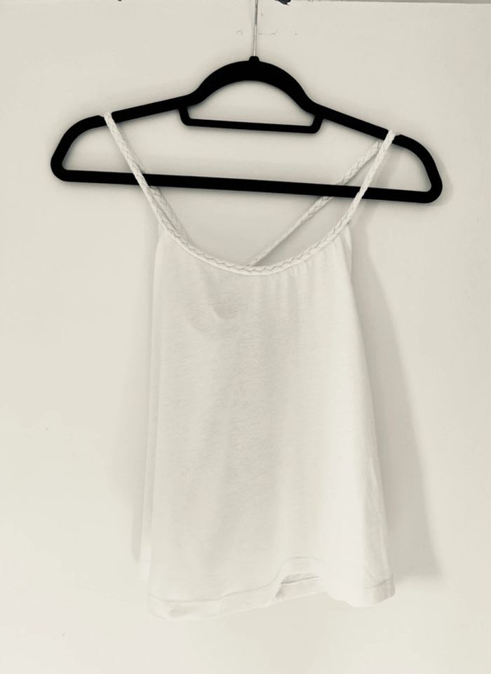🤍 Débardeur blanc Mango – Taille S - photo numéro 3