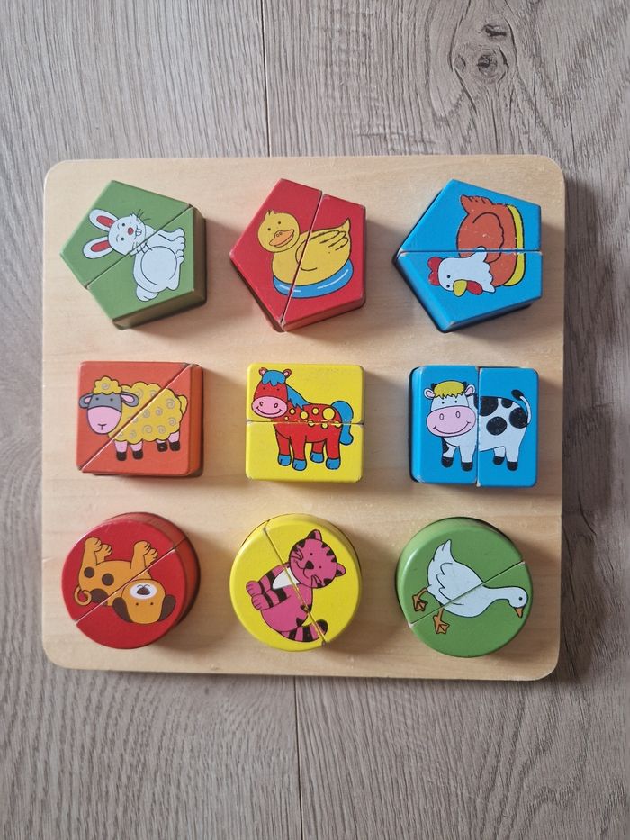 Lot puzzles en bois - photo numéro 3