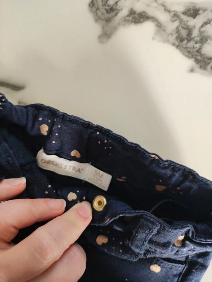 Ensemble taille 9 mois jean et tee shirt manches longues - photo numéro 3