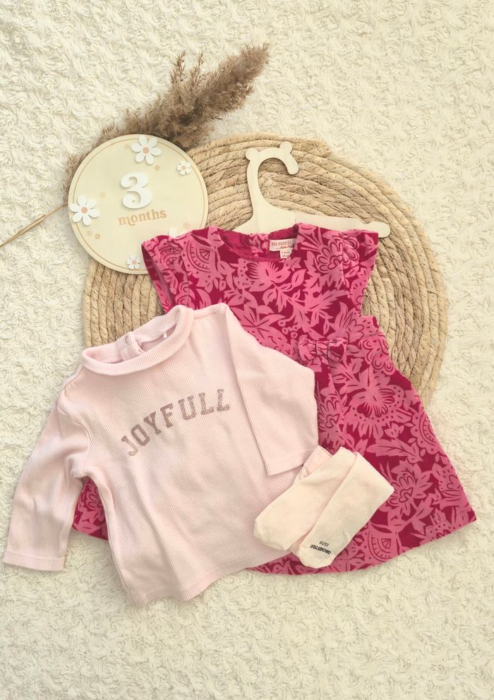 Ensemble robe, sous-pull et collants - photo numéro 2