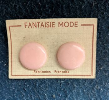 Boucles a clips années 60