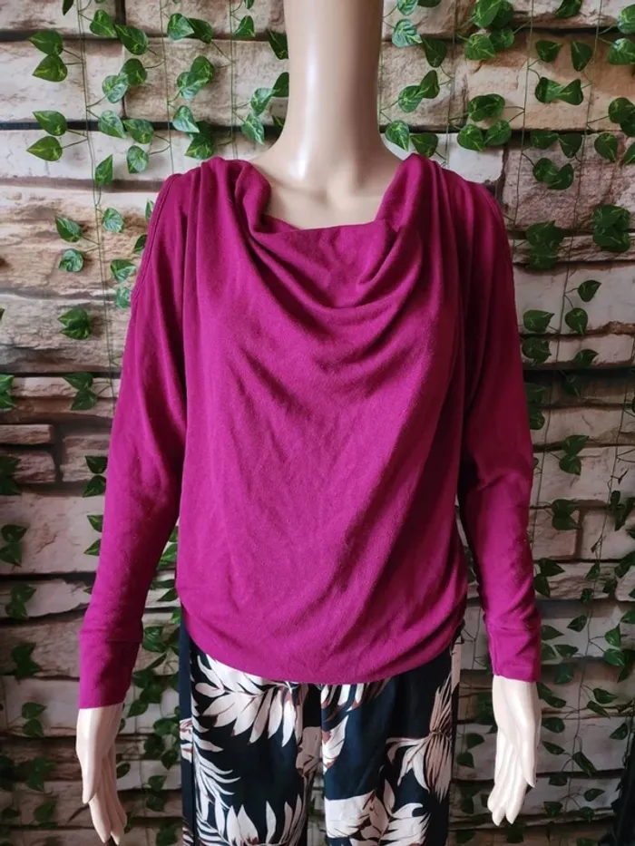 🌸Haut ML Mim Fushia Taille 40/42🌸 - photo numéro 2