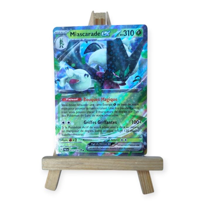 Carte Pokemon Miascarade ex 015/193 EV02 Evolution à Paldea FR Ultra Rare Carte - photo numéro 1