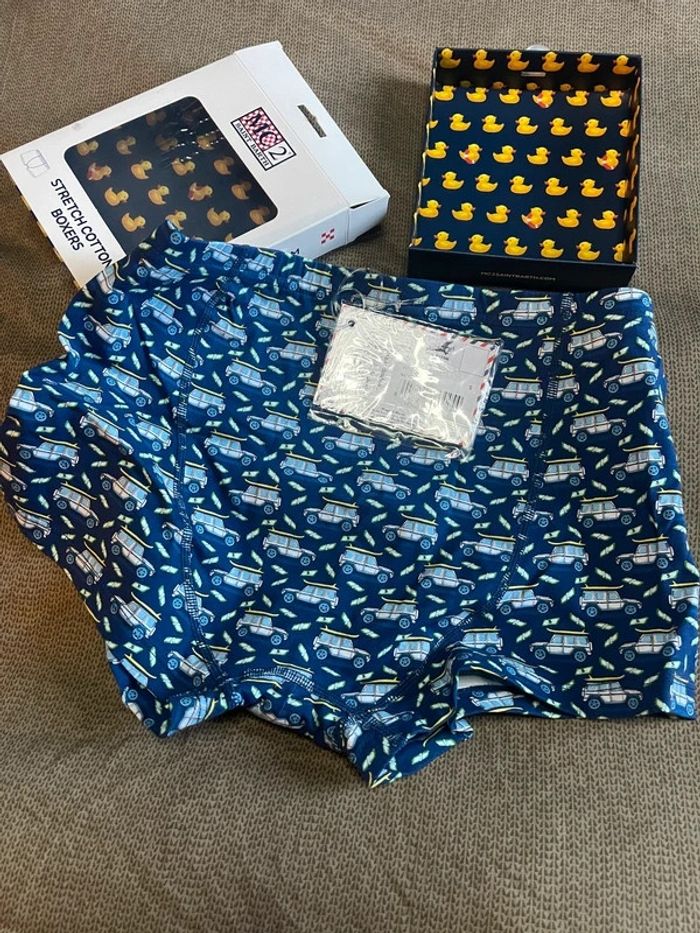 MC2 Saint Barth - Boxer "Howard", Bleu, Taille S - photo numéro 3