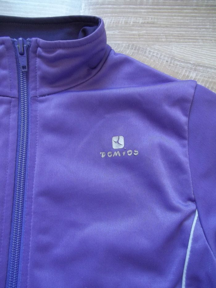 Veste sport Domyos violette 8 ans - photo numéro 2