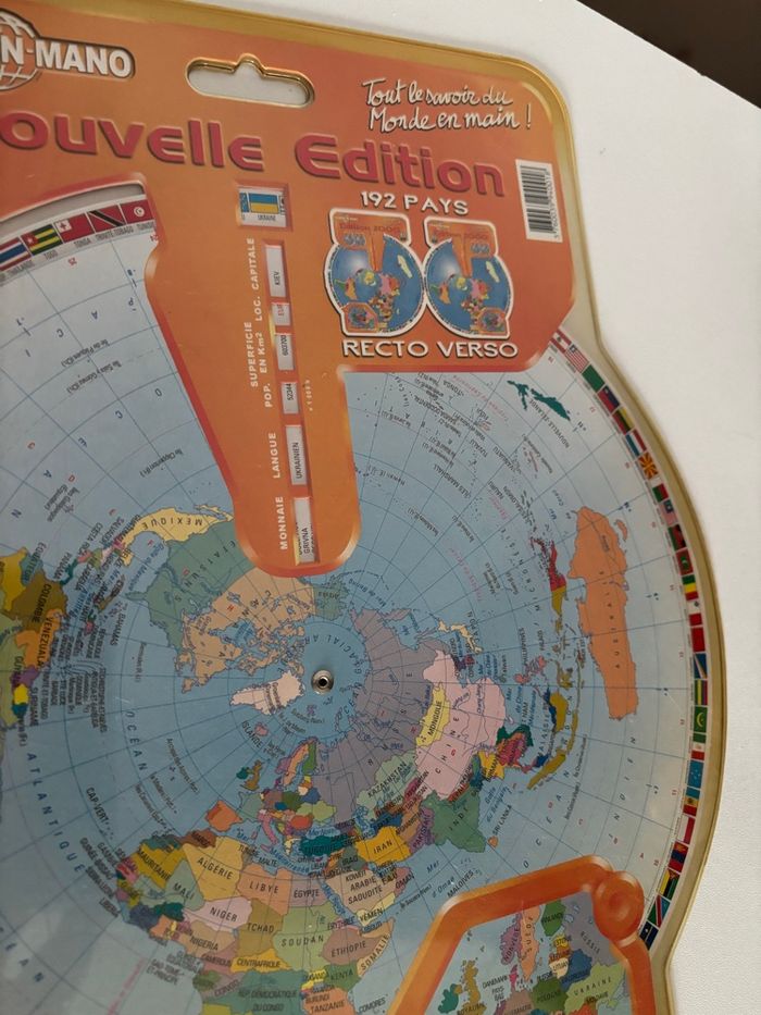 Planisphère terra in mano recto verso - photo numéro 5