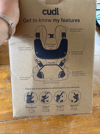 Porte bébé Nuna cudl