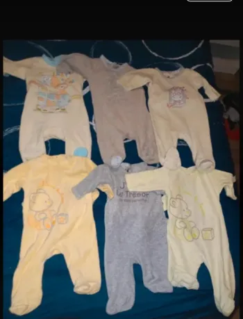 lot pyjamas 3 mois