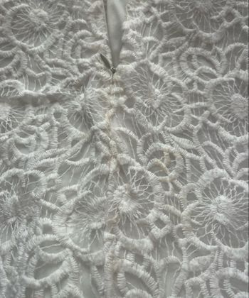 Jupe blanche dentelle Nina Kalio taille 46