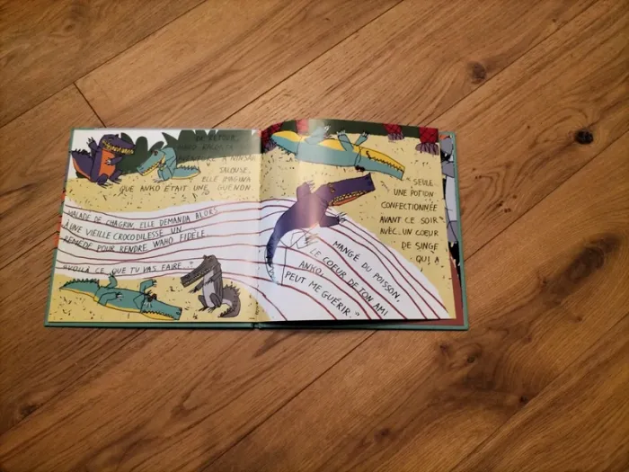 Livre cœur de singe et larmes de crocodile. - photo numéro 3