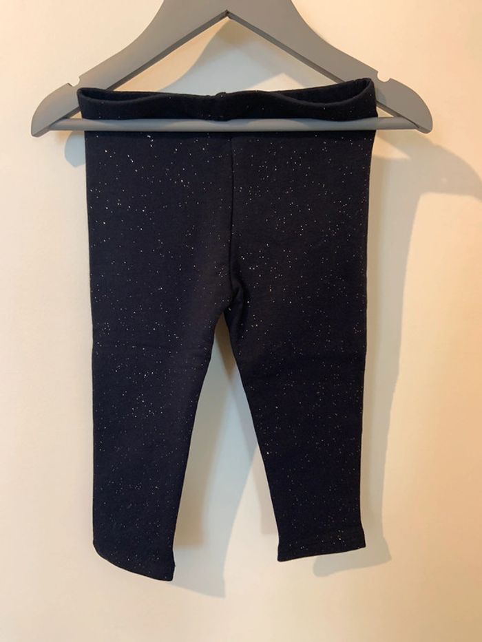 Legging épais coton à paillettes Boutchou 18M - photo numéro 2