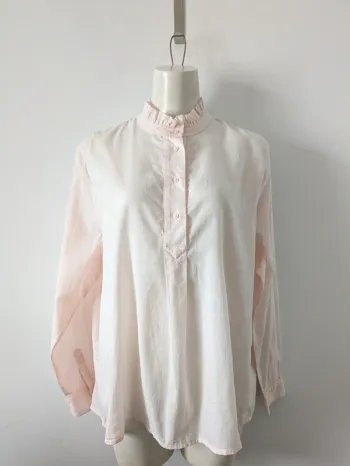 Blouse chemisier rose manches longues - Cyrillus - taille 42