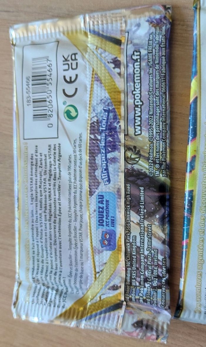 Pokemon. - Artset de booster EB12 Tempête argentée du bloc épée et bouclier - neuf / scelle - photo numéro 7