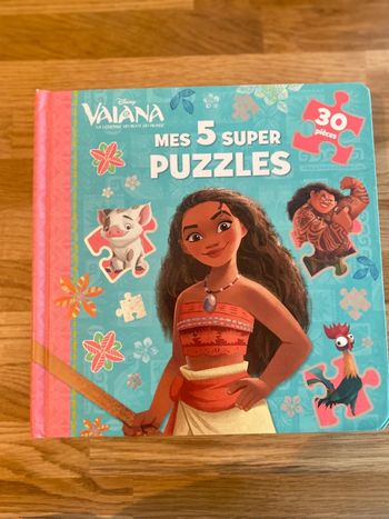 Livre puzzles vaiana 30 pièces