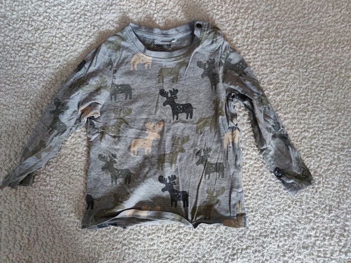 T-shirt manches longues Élan T.23 mois