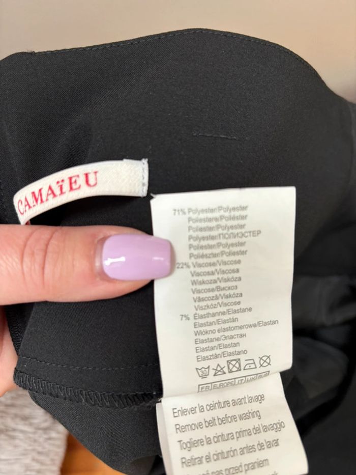 Jupe plissée courte - Camaïeu - T38 - photo numéro 5