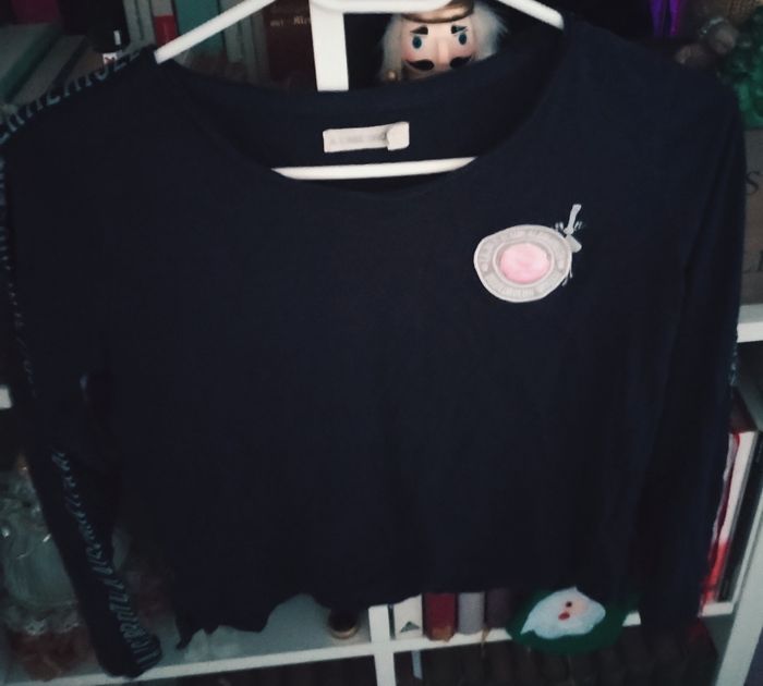 Haut manches trois quart 50% coton en très bon état