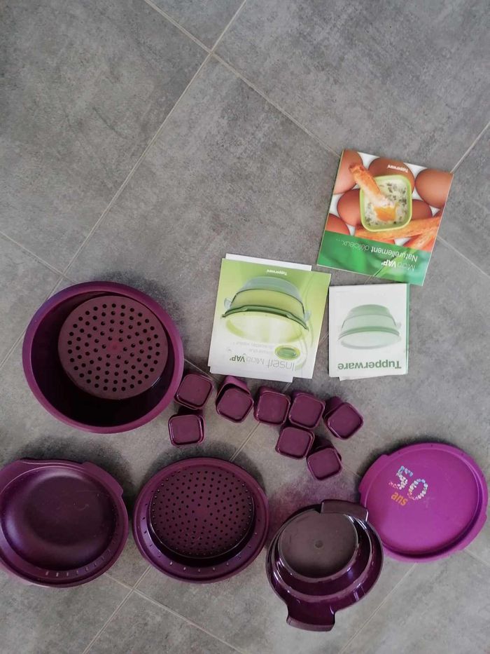 Tupperware Micro wap avec ramequin et livre recettes - photo numéro 2