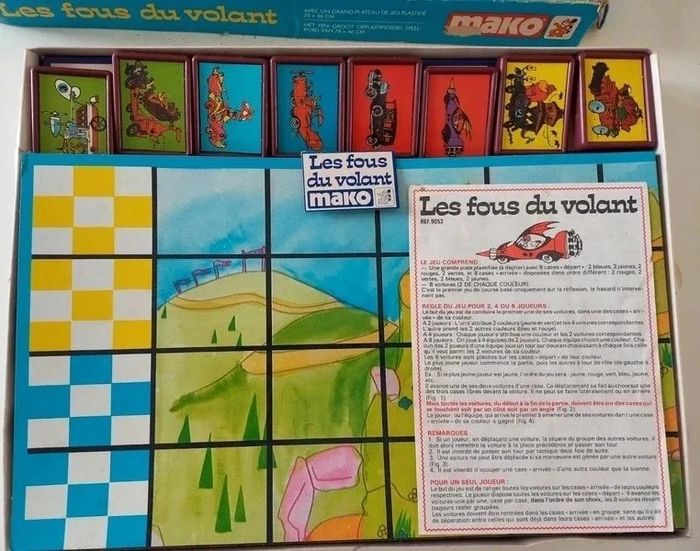 Jeu de société Vintage - Les fous du volant Satanas et diabolo - Mako - photo numéro 2