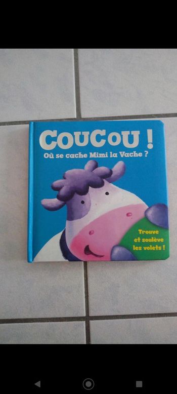 Livre à volets à soulever Coucou où se cache Mimi la vache?