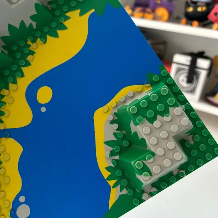 Lot 2 plaques lego 6025 6278 - photo numéro 11