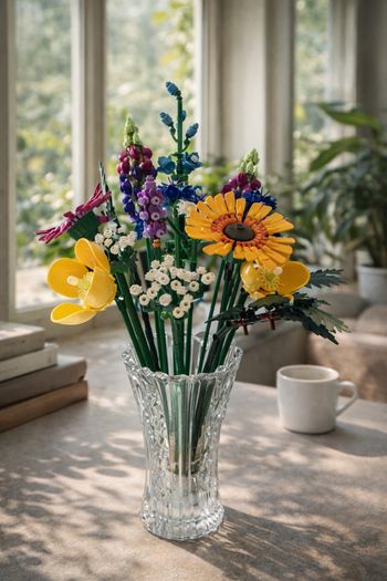 Bouquet de fleurs à construire – Type Botanical – 939 pièces 