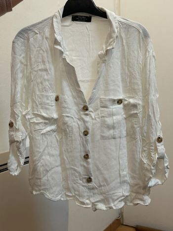 Chemise écru BERSHKA taille L
