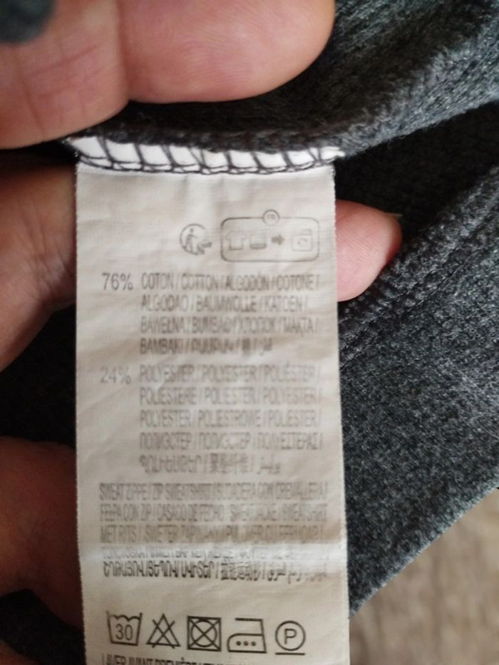 Gilet sweat garçon 18 mois (77/82cm)Kiabi - photo numéro 3