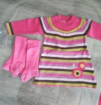 Robe pull 6 mois fille