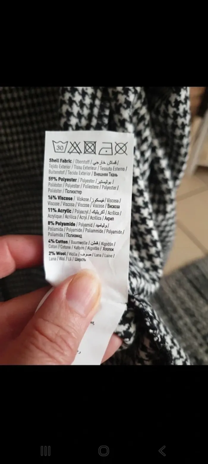 Veste chemise Pimkie neuve pied de poule - photo numéro 7