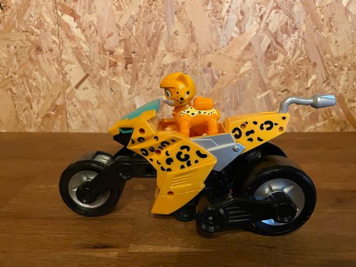 Idée Cadeau 🎁 Cat Pack Figurine Chat de Chascadeur de la Pat Patrouille avec sa moto Rare Wildcat - photo numéro 8