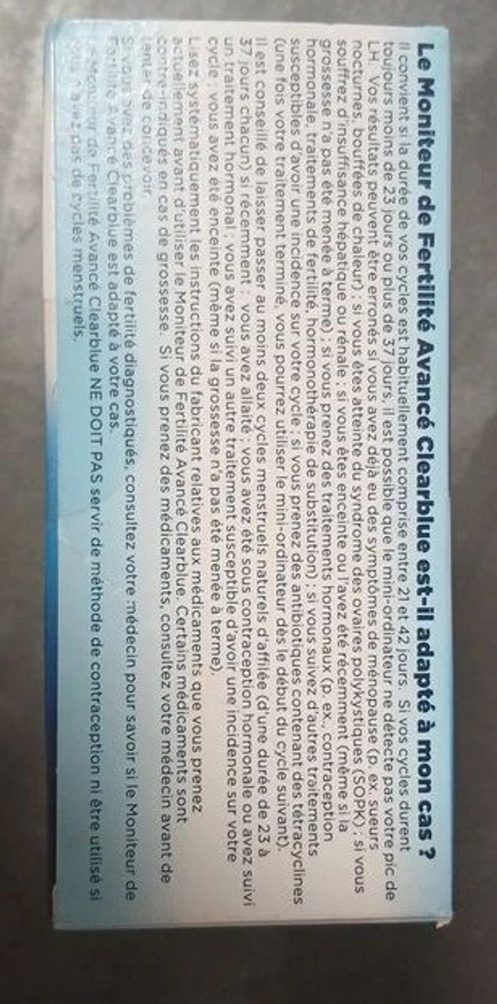 Moniteur de Fertilité neuf jamais servi scellé - photo numéro 2