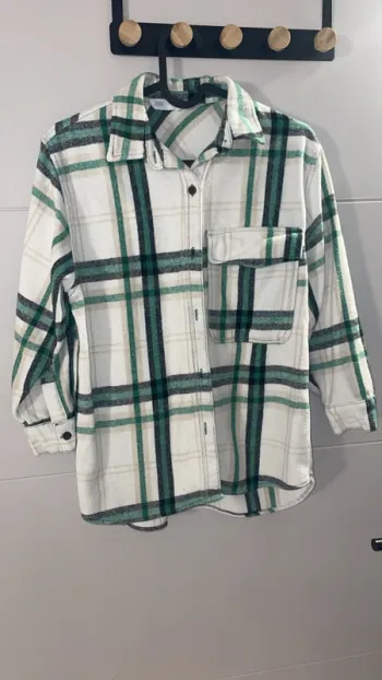Surchemise à carreaux rayée Zara – Taille 140 (10 ans)