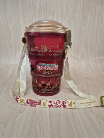 Pop-corn Bucket pliable Tokyo Disney Resort : Christmas 2007