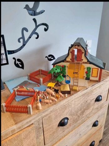 Jeu de construction playmobil la ferme 3072
