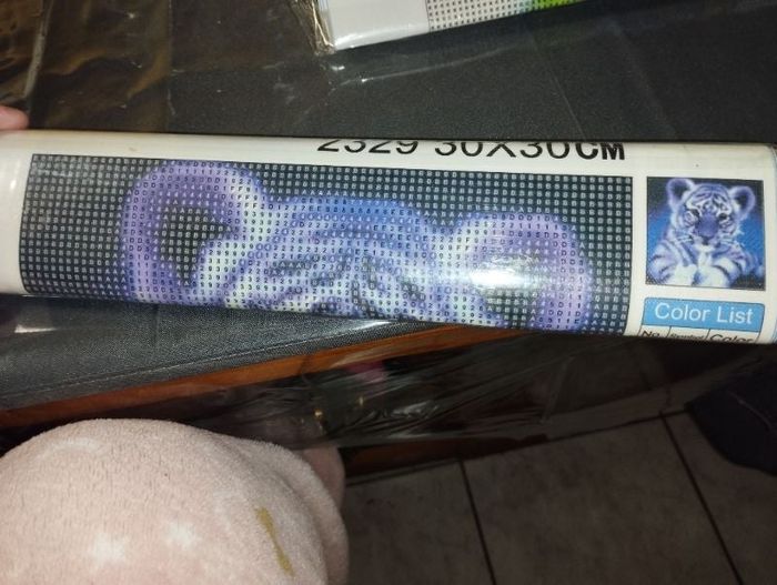 Diamond painting tigre