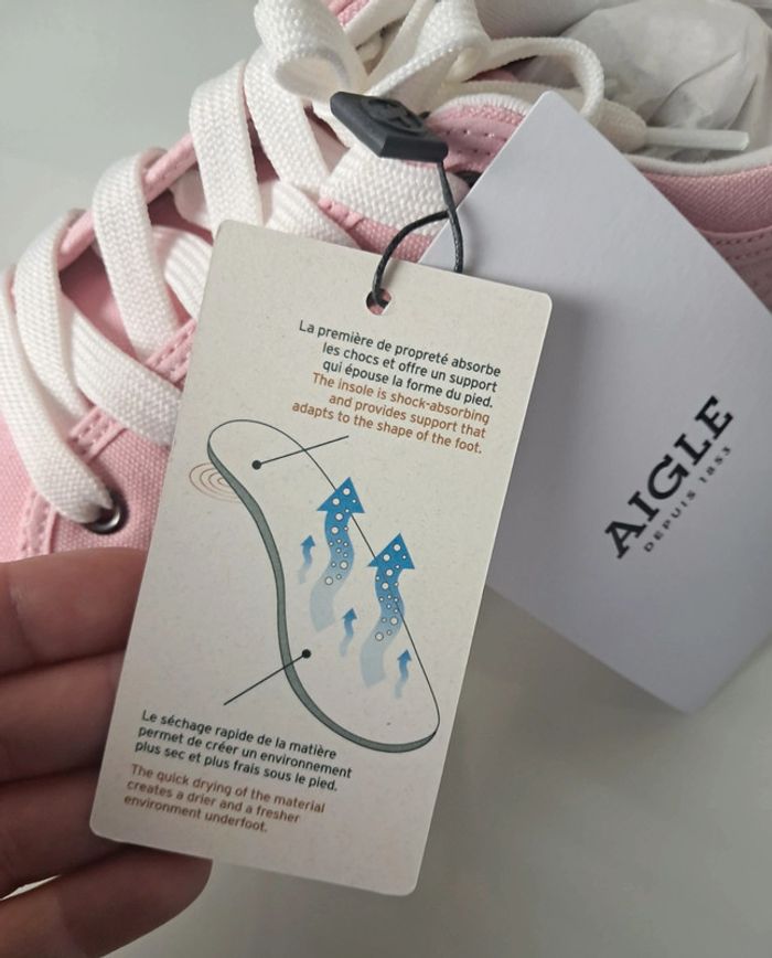 Aigle baskets chaussures été P.37 neuves - photo numéro 9