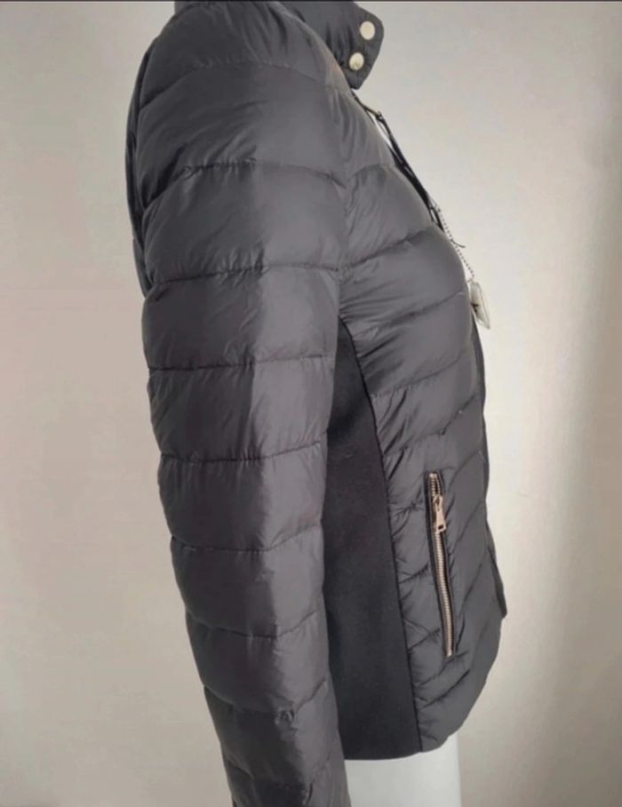 Veste noire doudoune en plumes Zara - photo numéro 3