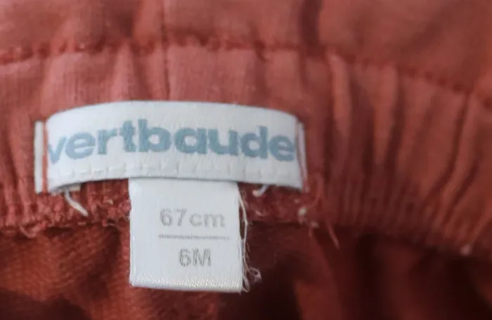 Ensemble haut Ma boutique plus et pantalon/gilet Vertbaudet 6 mois - photo numéro 4