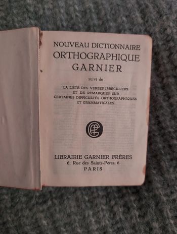 Dictionnaire